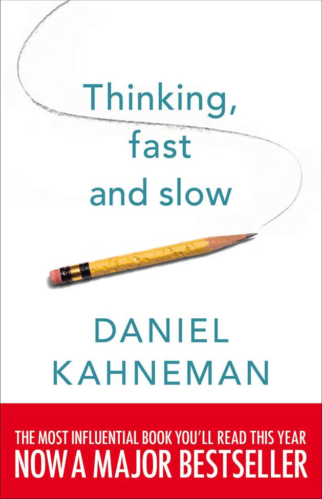 Thinking Fast and Slow Book by Daniel Kahneman